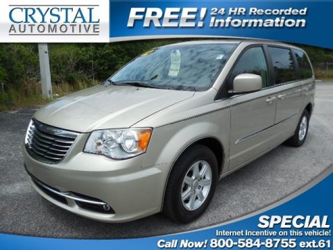 White Gold Metallic Chrysler Town & Country Touring.  Click to enlarge.