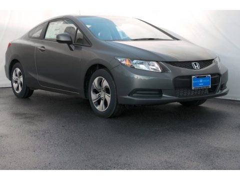 Polished Metal Metallic Honda Civic LX Coupe.  Click to enlarge.