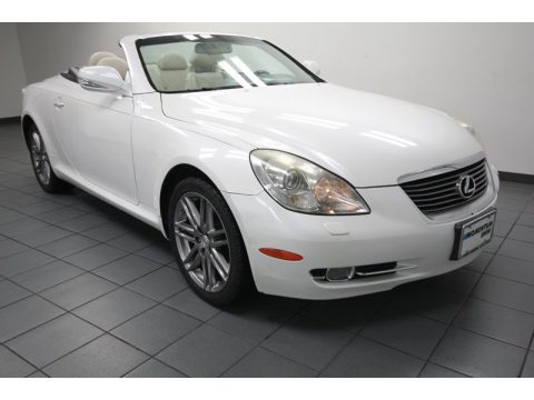 Starfire White Pearl Lexus SC 430 Convertible.  Click to enlarge.