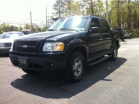 Black Clearcoat Ford Explorer Sport Trac XLT.  Click to enlarge.
