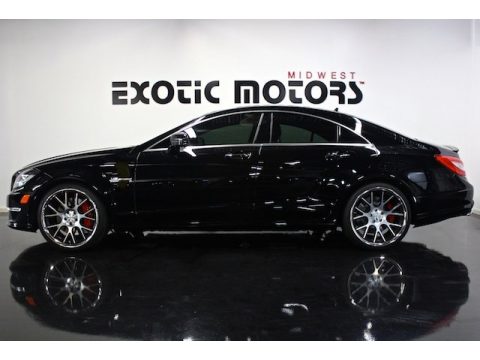 Black Mercedes-Benz CLS 63 AMG.  Click to enlarge.