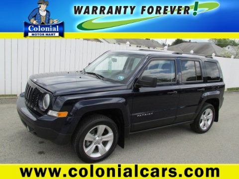 True Blue Pearl Jeep Patriot Latitude 4x4.  Click to enlarge.