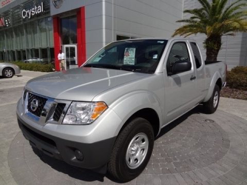 Radiant Silver Metallic Nissan Frontier S King Cab.  Click to enlarge.
