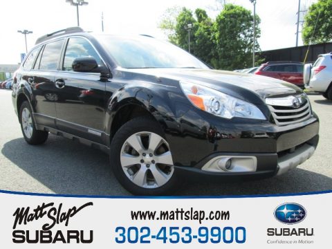 Crystal Black Silica Subaru Outback 2.5i Premium Wagon.  Click to enlarge.