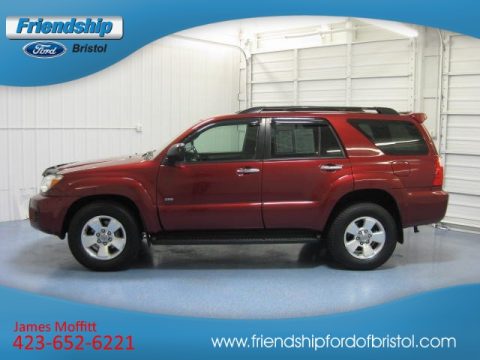 Salsa Red Pearl Toyota 4Runner SR5.  Click to enlarge.