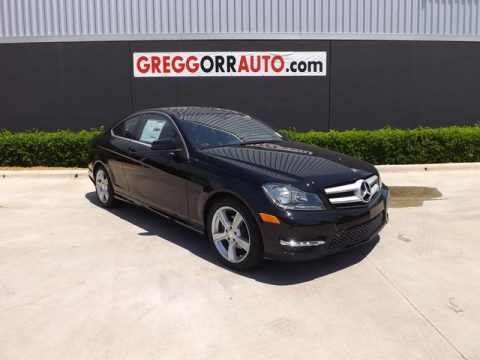 Black Mercedes-Benz C 250 Coupe.  Click to enlarge.