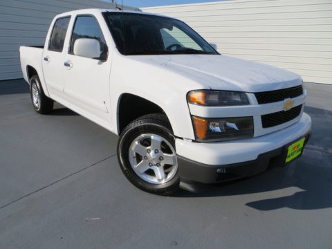 Summit White Chevrolet Colorado LT Crew Cab.  Click to enlarge.