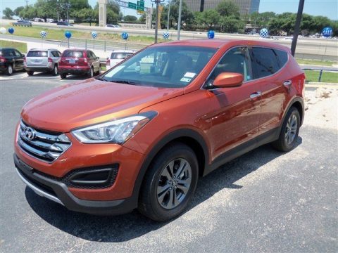 Canyon Copper Hyundai Santa Fe Sport.  Click to enlarge.