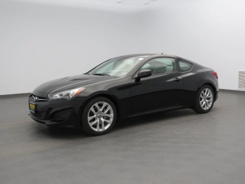 Black Noir Pearl Hyundai Genesis Coupe 2.0T Premium.  Click to enlarge.
