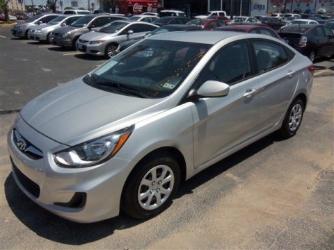 Ironman Silver Hyundai Accent GLS 4 Door.  Click to enlarge.
