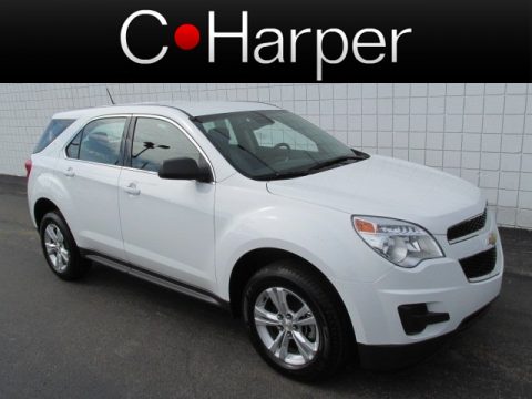 Summit White Chevrolet Equinox LS.  Click to enlarge.