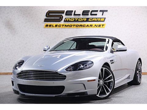 Lightning Silver Aston Martin DBS Volante.  Click to enlarge.
