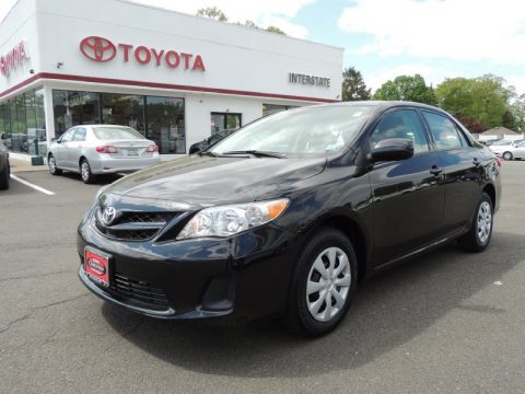 Black Sand Pearl Toyota Corolla LE.  Click to enlarge.