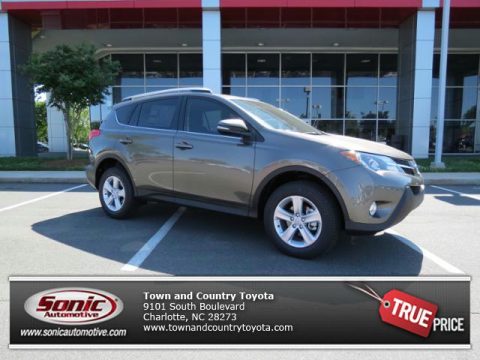 Magnetic Gray Metallic Toyota RAV4 XLE AWD.  Click to enlarge.