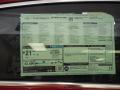  2014 Chevrolet Impala LT Window Sticker #7