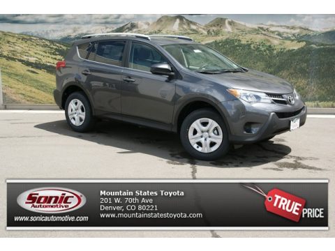 Magnetic Gray Metallic Toyota RAV4 LE AWD.  Click to enlarge.