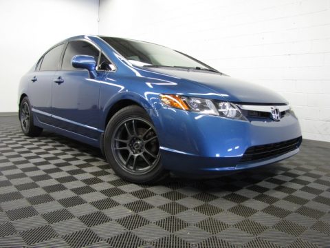 Atomic Blue Metallic Honda Civic LX Sedan.  Click to enlarge.