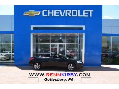 Black Pontiac G6 GT Convertible.  Click to enlarge.