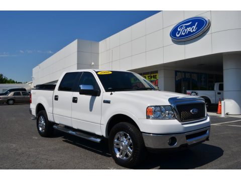 Oxford White Ford F150 Lariat SuperCrew 4x4.  Click to enlarge.