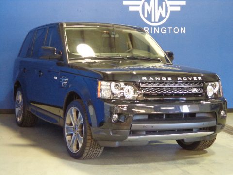 Santorini Black Metallic Land Rover Range Rover Sport Supercharged.  Click to enlarge.