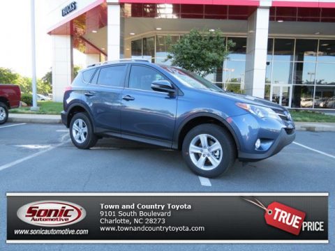 Shoreline Blue Pearl Toyota RAV4 XLE.  Click to enlarge.