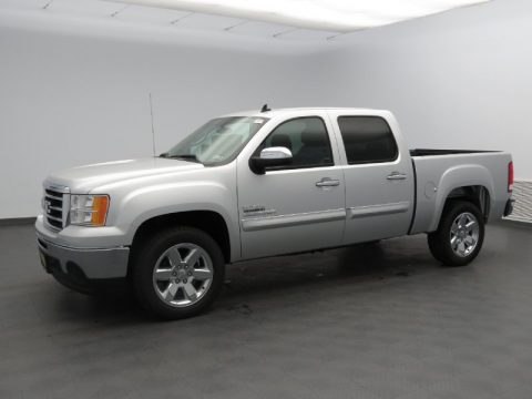 Quicksilver Metallic GMC Sierra 1500 SLE Crew Cab.  Click to enlarge.