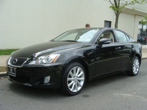 Obsidian Black Lexus IS 250 AWD.  Click to enlarge.