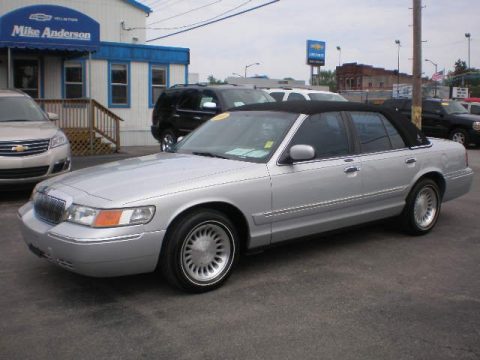 Silver Frost Metallic Mercury Grand Marquis GS.  Click to enlarge.