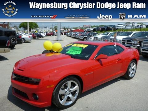 Victory Red Chevrolet Camaro SS/RS Coupe.  Click to enlarge.
