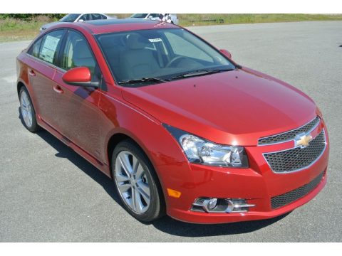 Crystal Red Metallic Tintcoat Chevrolet Cruze LTZ.  Click to enlarge.