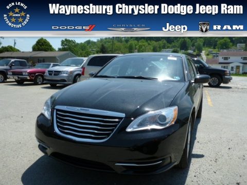 Black Chrysler 200 Touring Sedan.  Click to enlarge.