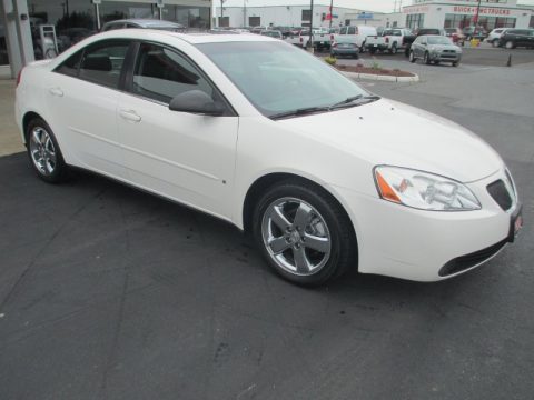 Ivory White Pontiac G6 GT Sedan.  Click to enlarge.