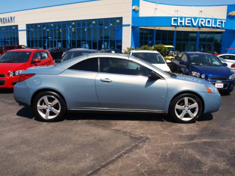 Blue Gold Crystal Metallic Pontiac G6 GT Convertible.  Click to enlarge.