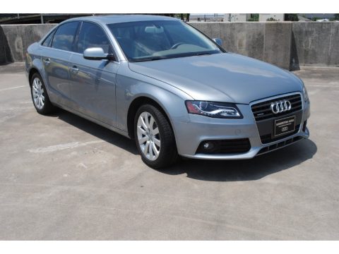 Quartz Grey Metallic Audi A4 2.0T quattro Sedan.  Click to enlarge.