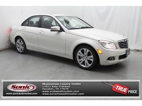 Arctic White Mercedes-Benz C 300 Sport.  Click to enlarge.