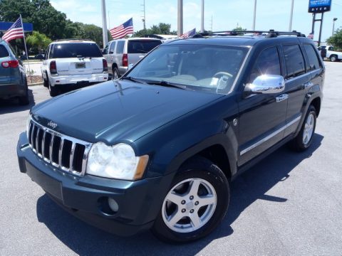 Deep Beryl Green Pearl Jeep Grand Cherokee Limited 4x4.  Click to enlarge.