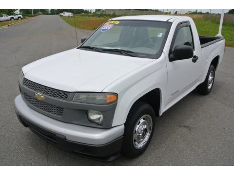 Summit White Chevrolet Colorado Regular Cab.  Click to enlarge.