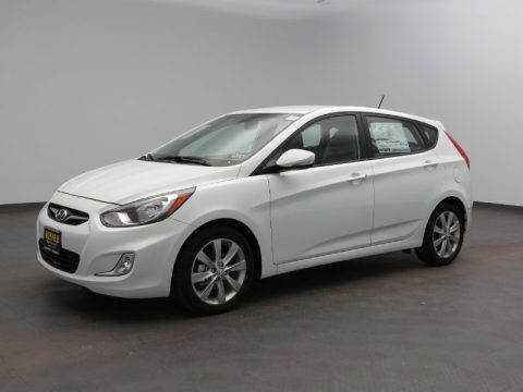 Century White Hyundai Accent SE 5 Door.  Click to enlarge.