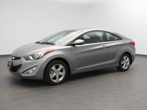 Titanium Gray Metallic Hyundai Elantra Coupe GS.  Click to enlarge.