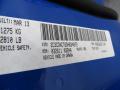 Dodge Color Code PB6 Daytona Blue Pearl #12