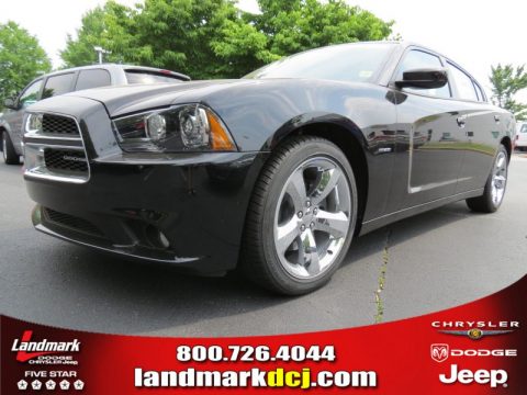 Pitch Black Dodge Charger R/T.  Click to enlarge.