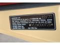 Info Tag of 1974 Porsche 911 S Coupe #31