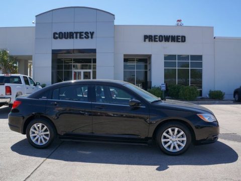 Black Chrysler 200 Touring Sedan.  Click to enlarge.