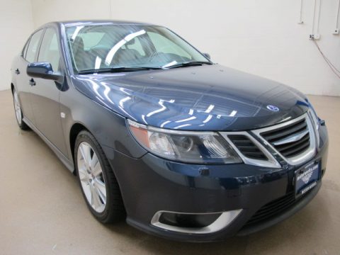 Nocturne Blue Metallic Saab 9-3 Aero Sport Sedan.  Click to enlarge.