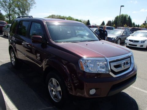 Dark Cherry Pearl Honda Pilot EX 4WD.  Click to enlarge.