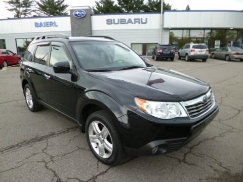 Obsidian Black Pearl Subaru Forester 2.5 X Limited.  Click to enlarge.