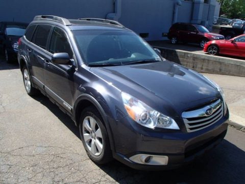 Graphite Gray Metallic Subaru Outback 2.5i Premium Wagon.  Click to enlarge.