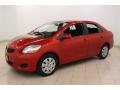 Front 3/4 View of 2010 Toyota Yaris Sedan #3