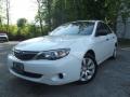 2008 Subaru Impreza 2.5i Sedan Satin White Pearl