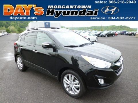 Ash Black Hyundai Tucson Limited AWD.  Click to enlarge.
